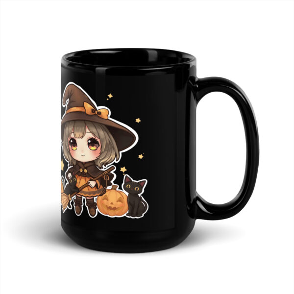 Black Glossy Mug "Season of the Witch" - Image 5