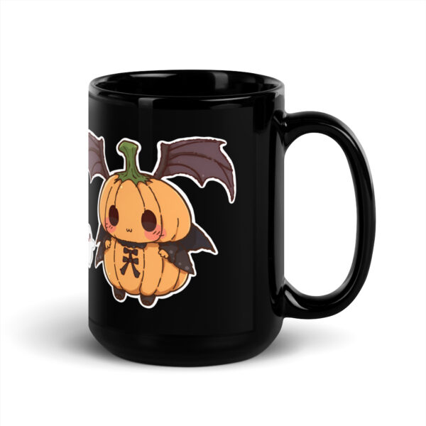 Black Glossy Mug "Spooky Vibes" - Image 5