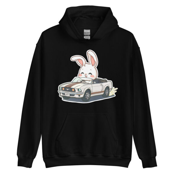 Unisex Hoodie "Bunny Drive" - Image 2