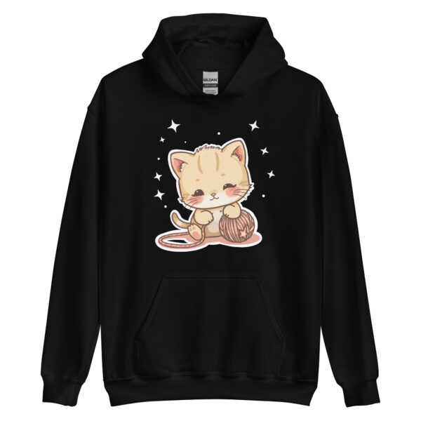 Unisex Hoodie "Playfull kitty" - Image 2