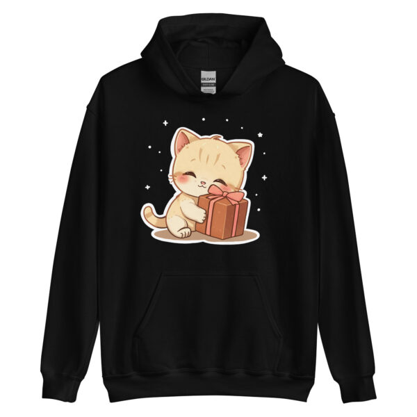 Unisex Hoodie "Kitty Gift" - Image 2