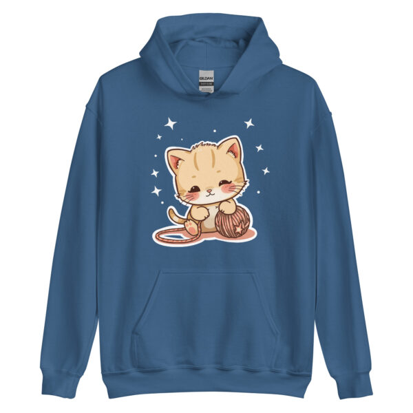 Unisex Hoodie "Playfull kitty" - Image 3