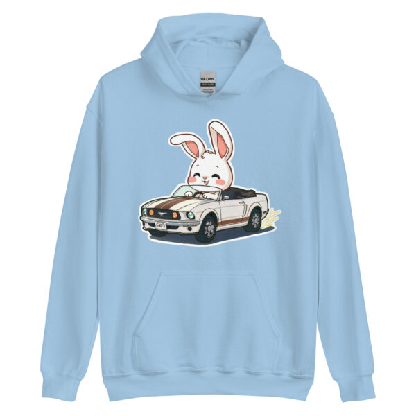 Unisex Hoodie "Bunny Drive" - Image 3