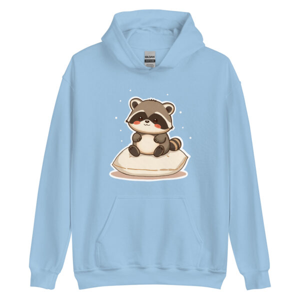 Unisex Hoodie "Body Positive Raccoon" - Image 3