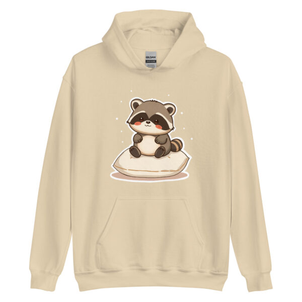 Unisex Hoodie "Body Positive Raccoon" - Image 4