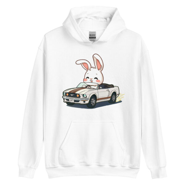 Unisex Hoodie "Bunny Drive" - Image 6