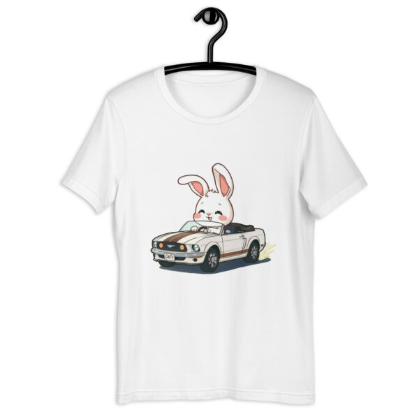 Unisex t-shirt "Bunny Ride" - Image 7