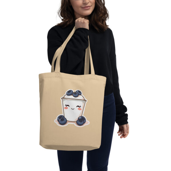 Eco Tote Bag "Blueberry Yogurt" - Image 3