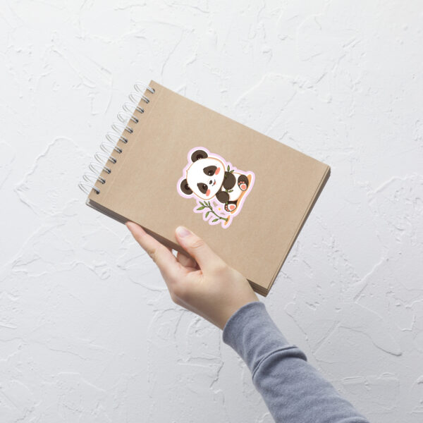 Vegan Panda sticker - Image 3