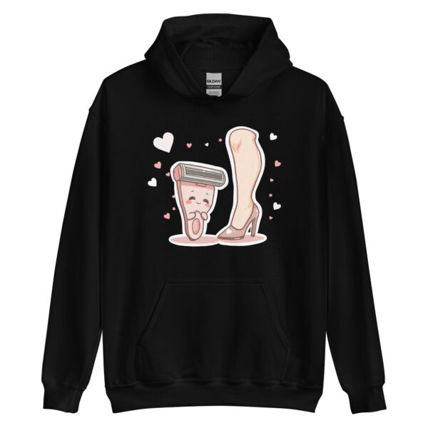 Unisex Hoodie "Razor Love" - Image 2