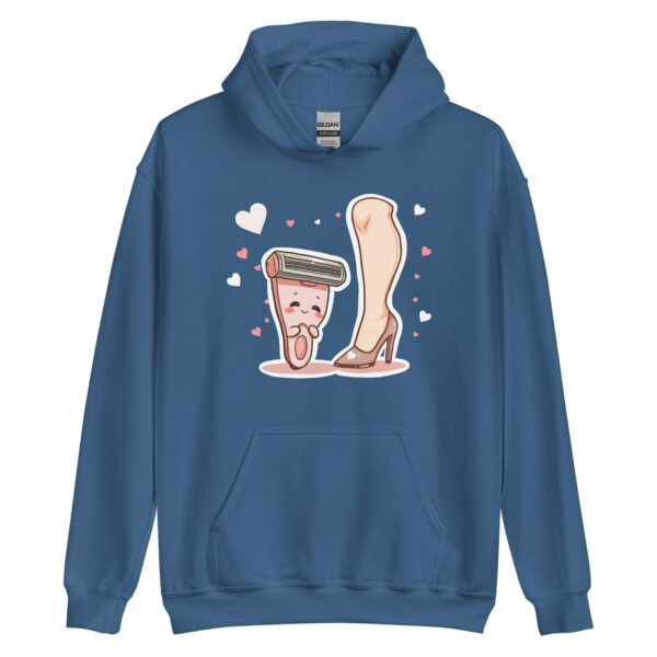 Unisex Hoodie "Razor Love" - Image 3