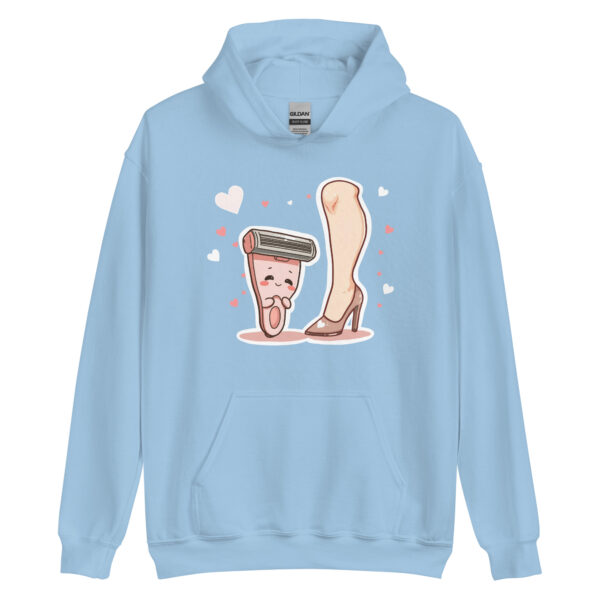 Unisex Hoodie "Razor Love" - Image 4