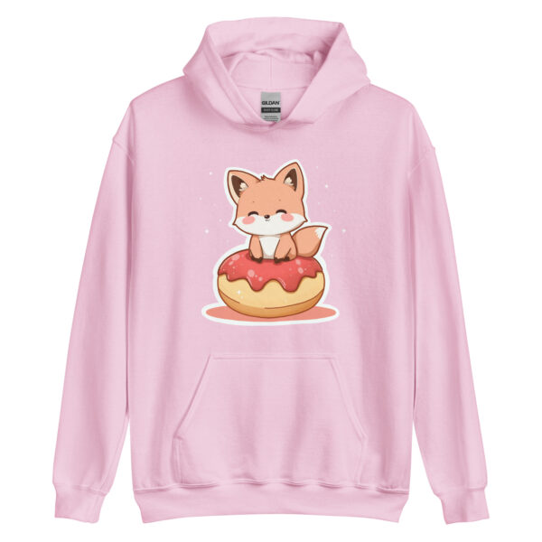 Unisex Hoodie "Cozy Fox on a Donut" - Image 5