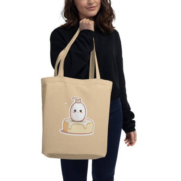 Eco Tote Bag "Cozy Shampoo on Sponge" - Image 2