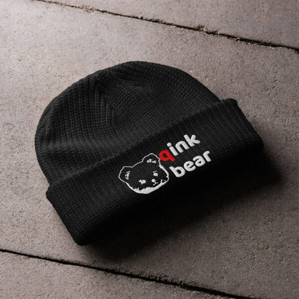 Fisherman beanie "qink bear"