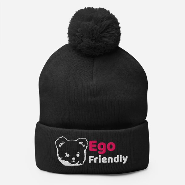 Pom-Pom Beanie "Ego Friendly" - Image 2