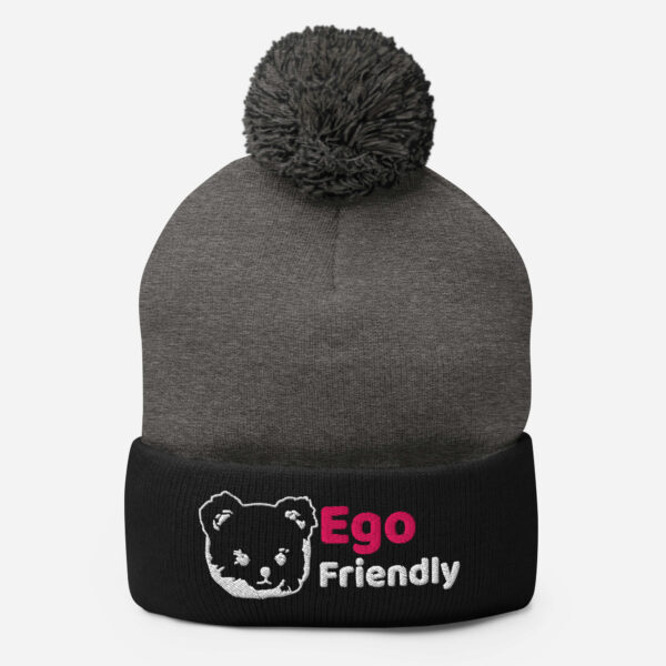 Pom-Pom Beanie "Ego Friendly"