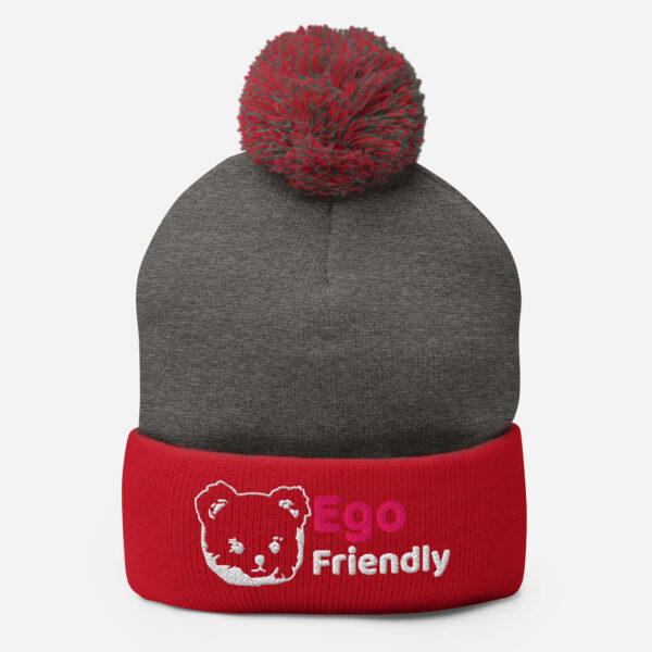 Pom-Pom Beanie "Ego Friendly" - Image 4