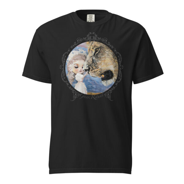 Unisex garment-dyed heavyweight t-shirt "Beast and Beauty"