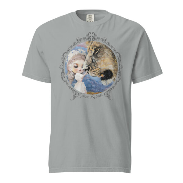 Unisex garment-dyed heavyweight t-shirt "Beast and Beauty" - Image 3