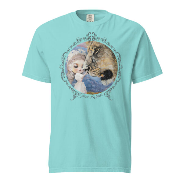 Unisex garment-dyed heavyweight t-shirt "Beast and Beauty" - Image 4