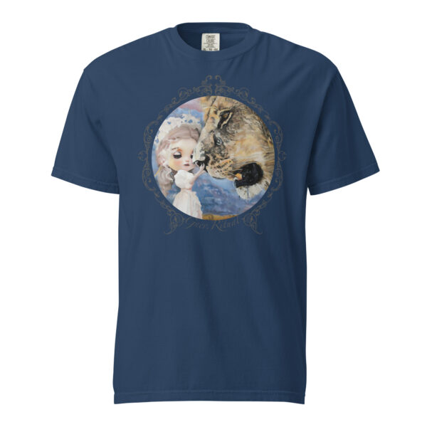 Unisex garment-dyed heavyweight t-shirt "Beast and Beauty" - Image 2