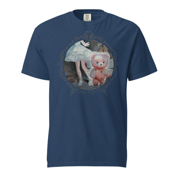 Unisex garment-dyed heavyweight t-shirt "Shining Pink Bear" - Image 2