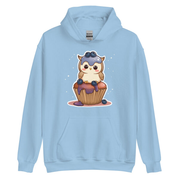 Unisex Hoodie "Blueberry Cupcake Buddy" - Image 3