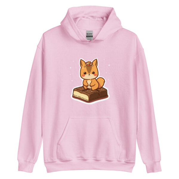 Unisex Hoodie "Adorable Squirrel with a Chocolate Treat" - Image 5