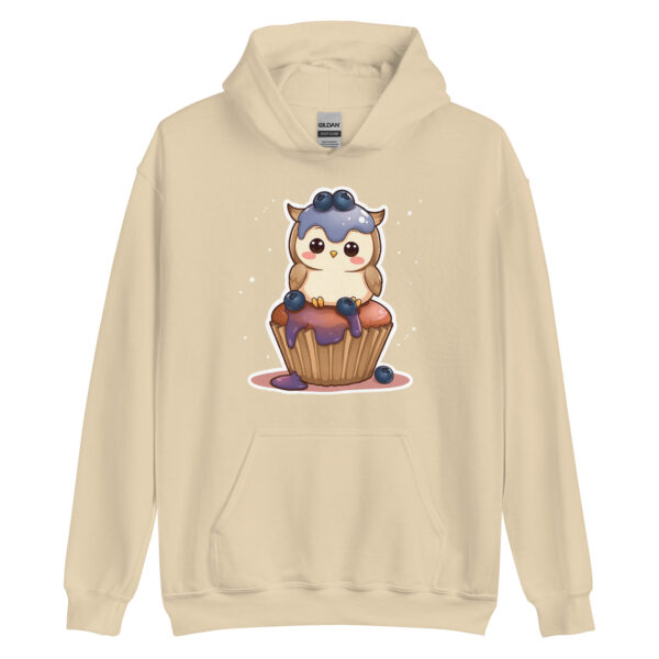 Unisex Hoodie "Blueberry Cupcake Buddy" - Image 4