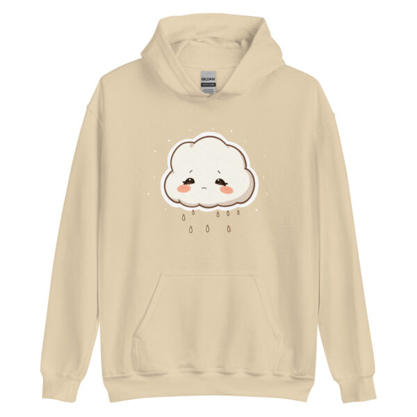 Unisex Hoodie "Sad Rain Cloud Chibi" - Image 4