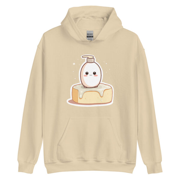 Unisex Hoodie "Cozy Shampoo on Sponge" - Image 4