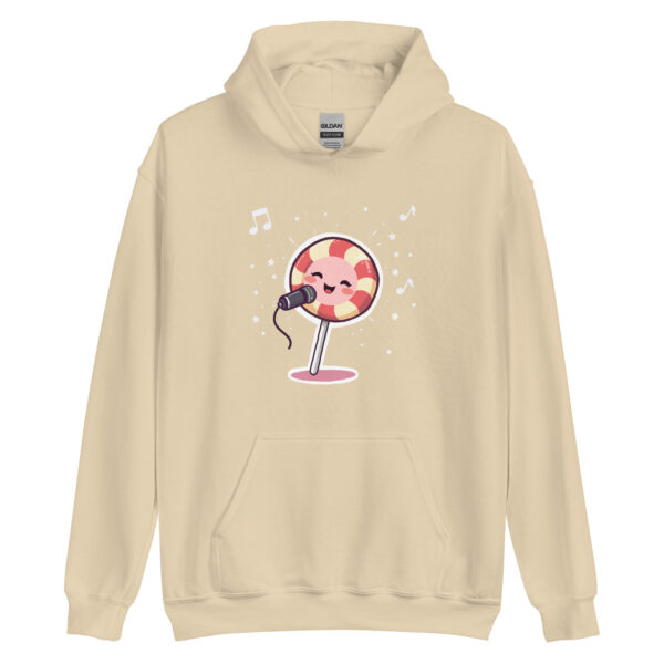 Unisex Hoodie "Sweet Tunes: The Singing Lollipop" - Image 5