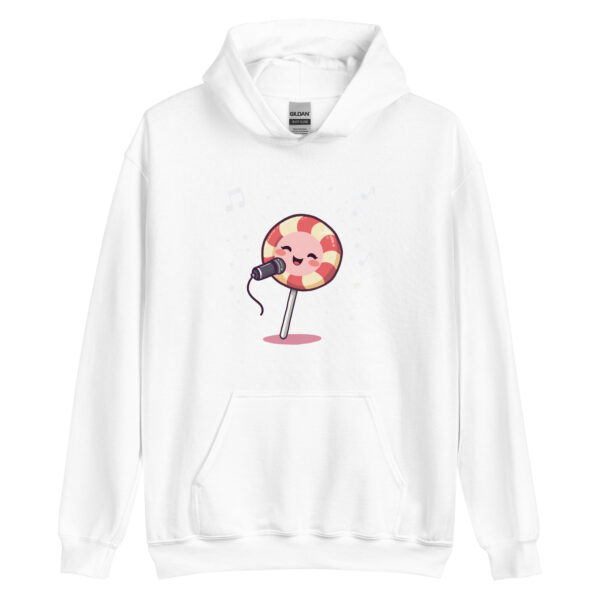 Unisex Hoodie "Sweet Tunes: The Singing Lollipop" - Image 6