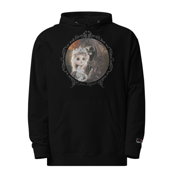 Unisex midweight hoodie "Reaper and Princess" dark