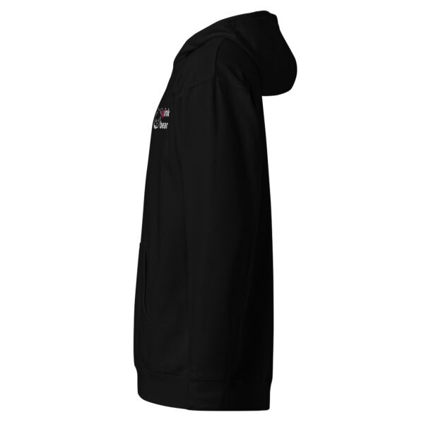 Unisex midweight hoodie "Pink Bear" dark - Image 3