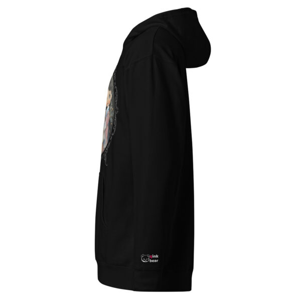 Unisex midweight hoodie "Geisha" dark - Image 3