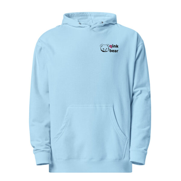 Unisex midweight hoodie "Pink Bear" light - Image 5