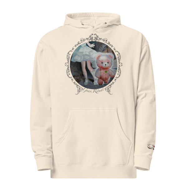 Unisex midweight hoodie "Escaping Pink Little Bear" light - Image 11