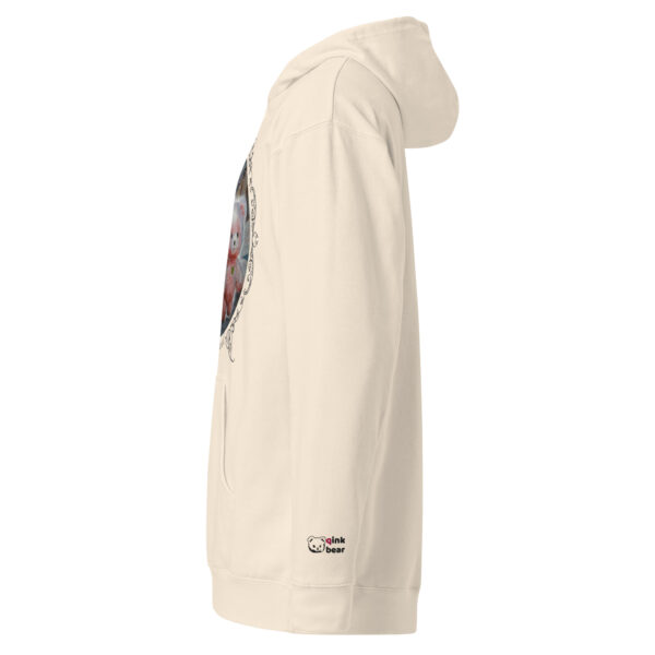 Unisex midweight hoodie "Escaping Pink Little Bear" light - Image 13