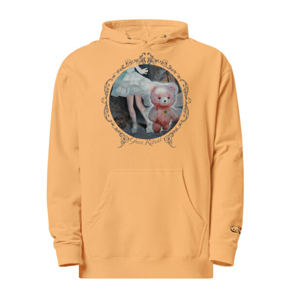 Unisex midweight hoodie "Escaping Pink Little Bear" light - Image 2