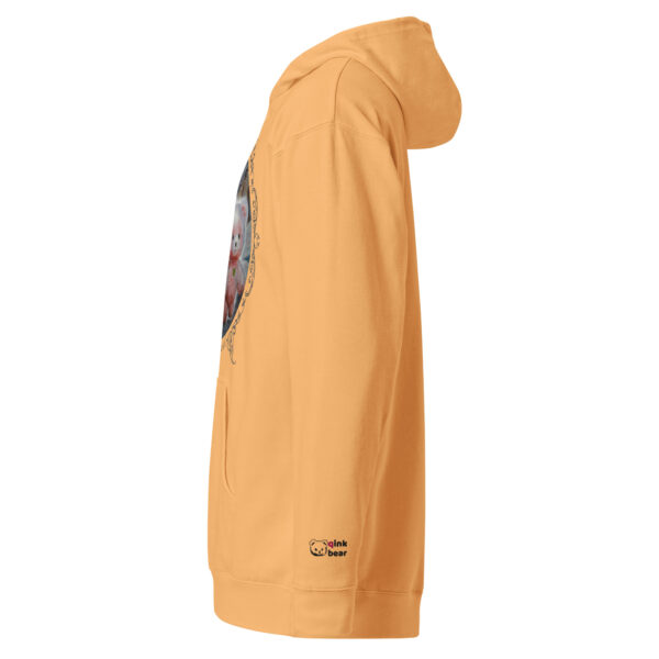 Unisex midweight hoodie "Escaping Pink Little Bear" light - Image 4