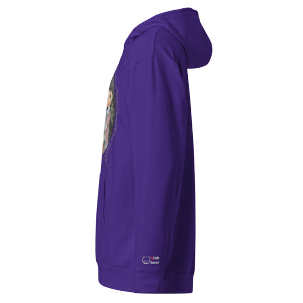 Unisex midweight hoodie "Geisha" dark - Image 9