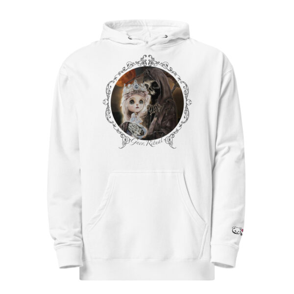 Unisex midweight hoodie "Reaper and Princess" light
