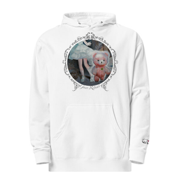 Unisex midweight hoodie "Escaping Pink Little Bear" light