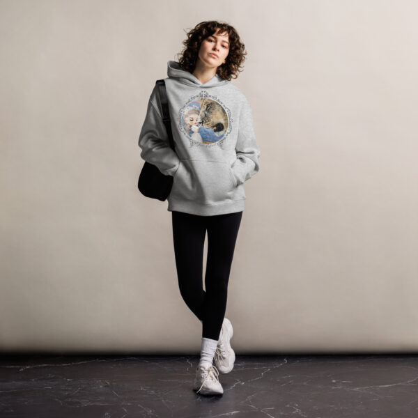 Unisex oversized hoodie "Beast and Beauty" - Image 4