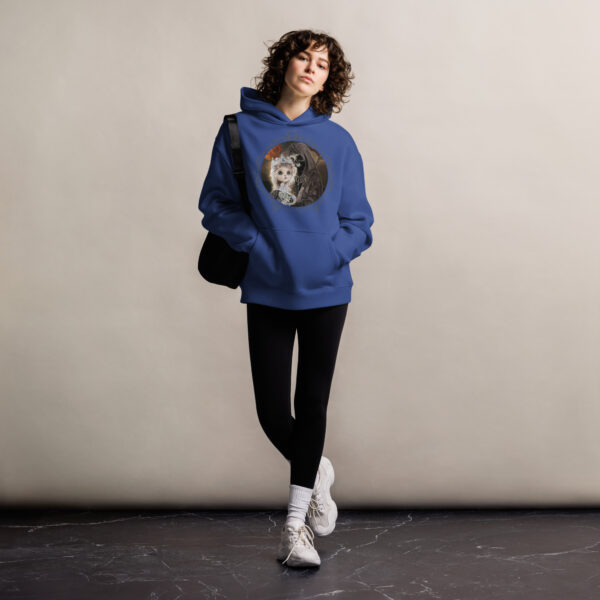Unisex oversized hoodie "Reaper and Princess" - Image 3