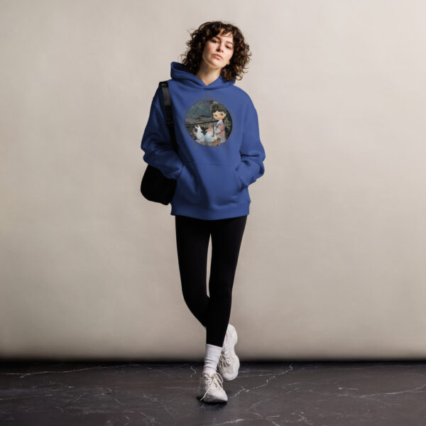 Unisex oversized hoodie "Geisha" - Image 3