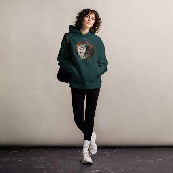 Unisex oversized hoodie "Reaper and Princess" - Image 2