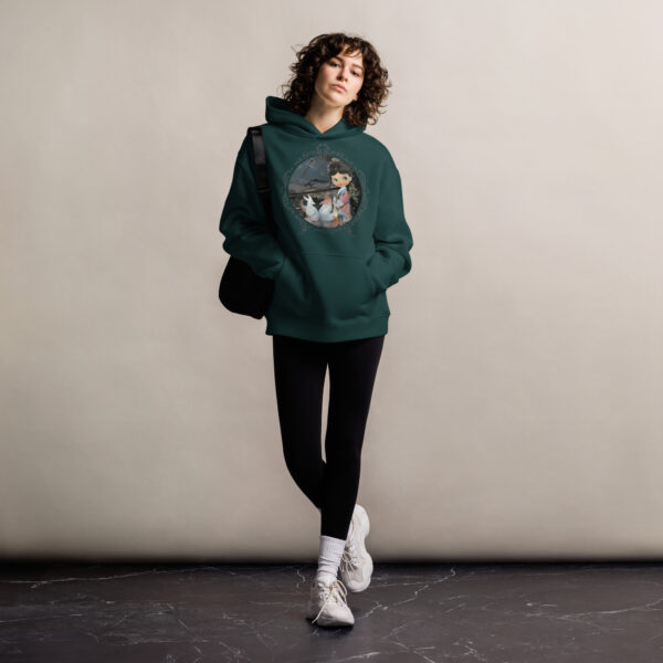 Unisex oversized hoodie "Geisha" - Image 2
